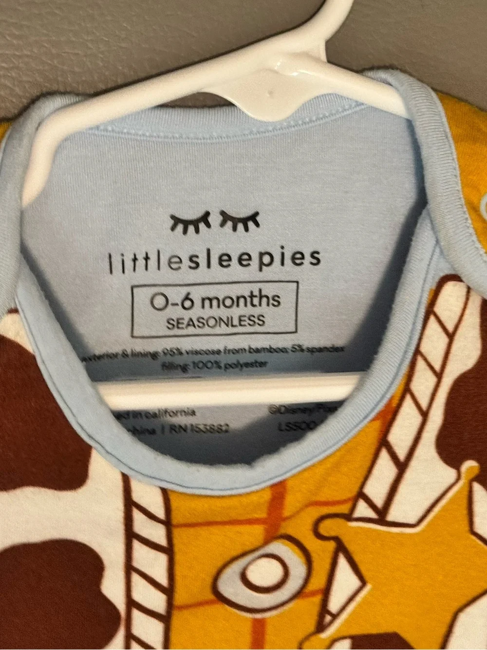 Little Sleepies Woody Sleepsack 0-6 Seasonless